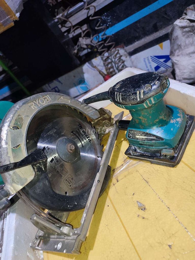 Combo Máy cưa đĩa Ryobi + Máy chà nhám Makita. Mua bán Đồ chuyên dụng, Giống nuôi trồng tại Quận Bình Thạnh Tp Hồ Chí Minh được đăng bởi Lam Hoàng hình 1
