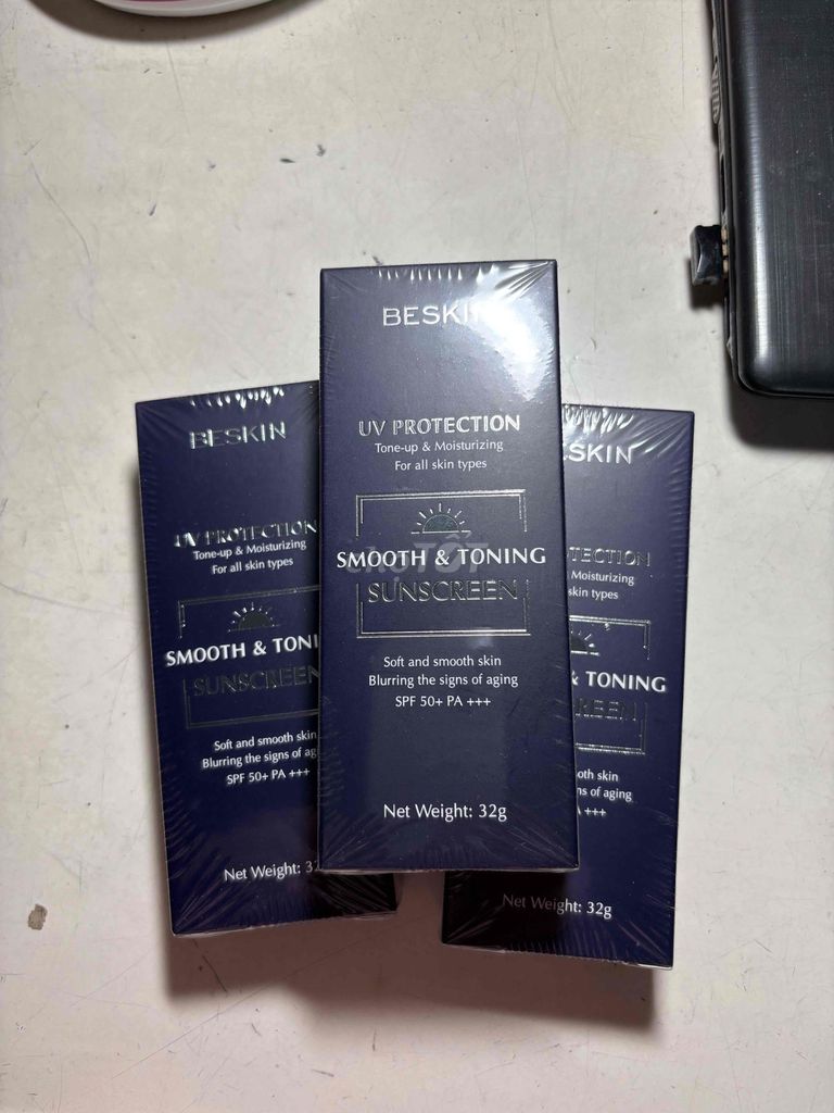 Kem chống nắng BESKIN 32g SPF 50+ PA +++. Mua bán Phụ kiện thời trang khác tại Quận 12 Tp Hồ Chí Minh được đăng bởi lam phuong hình 1