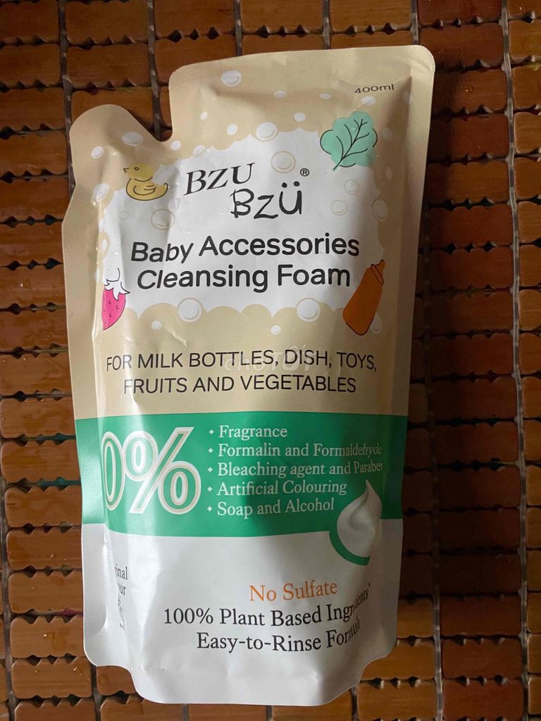 Sữa rửa bình sữa BZU BZÜ 400ml. Mua bán Mẹ và bé tại Huyện Tân Hiệp Kiên Giang được đăng bởi Đình hình 1