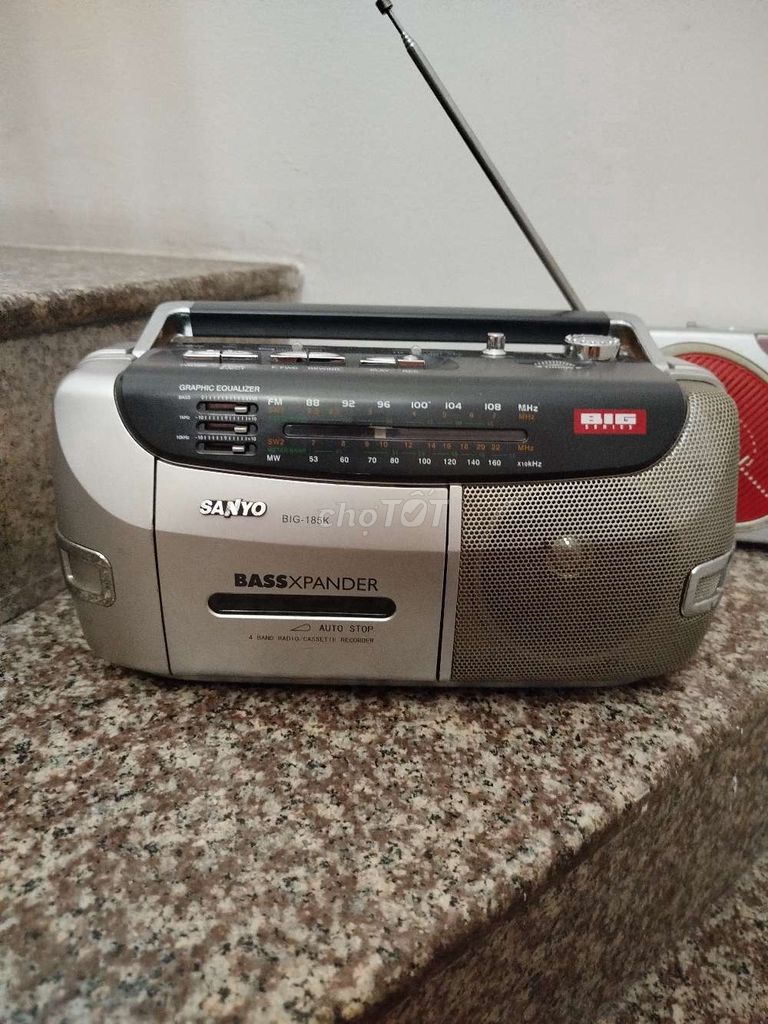 Đài cassette Sanyo BIG-185K. Mua bán Tivi, Âm thanh tại Quận 8 Tp Hồ Chí Minh được đăng bởi Phước Vĩnh  hình 1