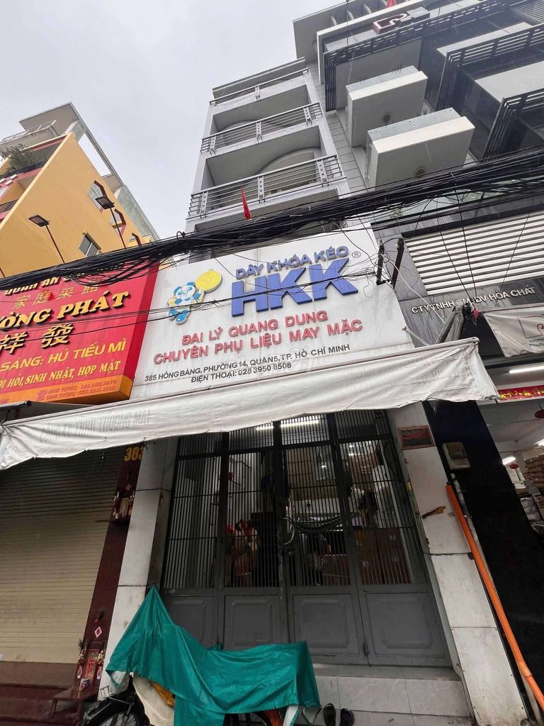 MB 385 Hồng Bàng đối diện Thuận Kiều trệt + hầm KD tốt xe để thoải mái