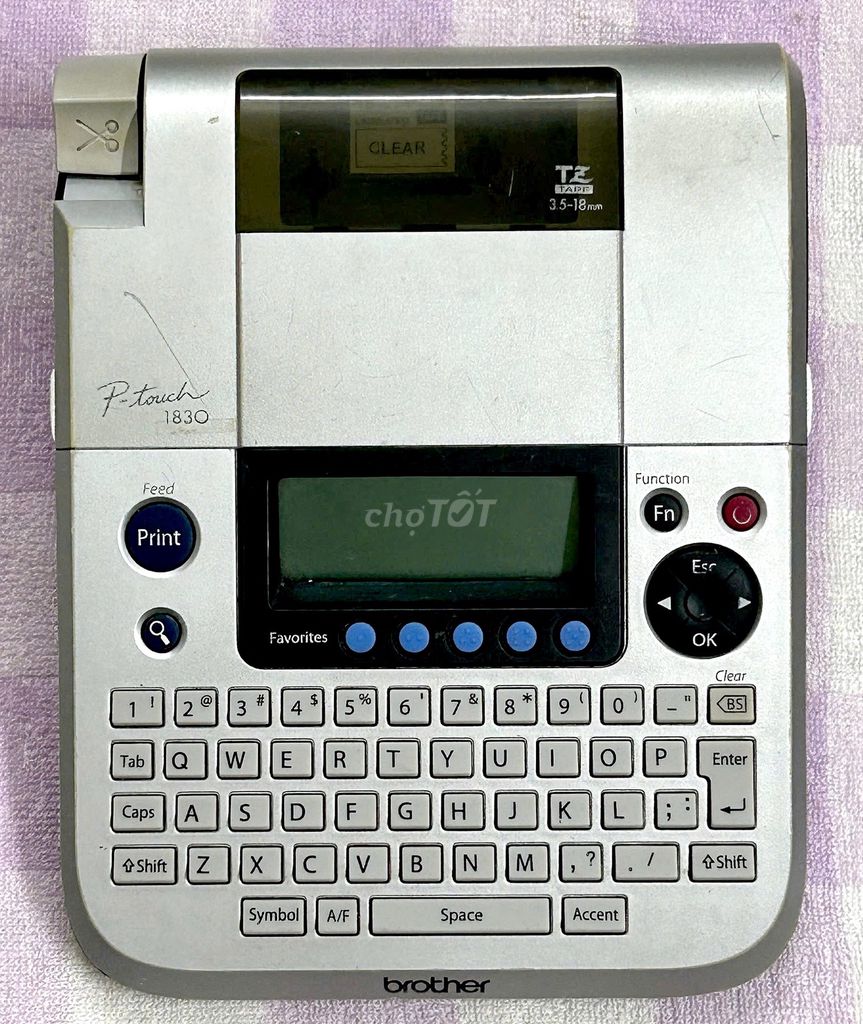 Máy in nhãn Brother Pt-1830 Xám. Mua bán Đồ dùng văn phòng tại Quận Phú Nhuận Tp Hồ Chí Minh được đăng bởi hòa 9 hình 1