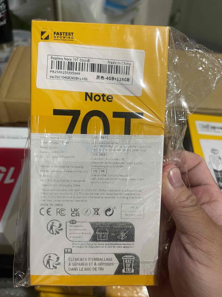 Realme Note 70T 4/128GB Đen - Hàng Mới 100%. Mua bán Điện thoại tại Thành phố Biên Hòa Đồng Nai được đăng bởi HOÀNG LIL MOBILE hình 1