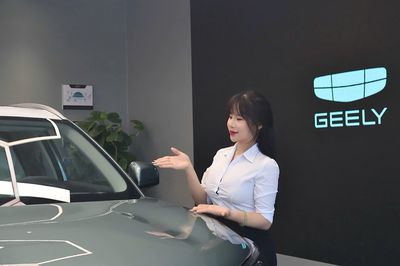 Xe ô tô điện Geely EX5 Xám