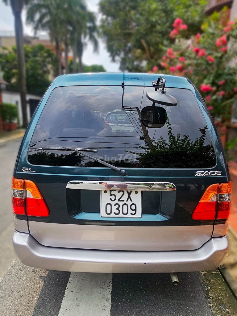 Toyota Zace 2003 зеленый семейный