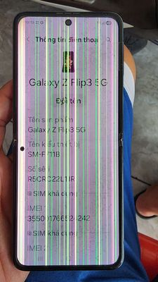 Z Flip3 5G 128GB Full chức năng Sọc màn