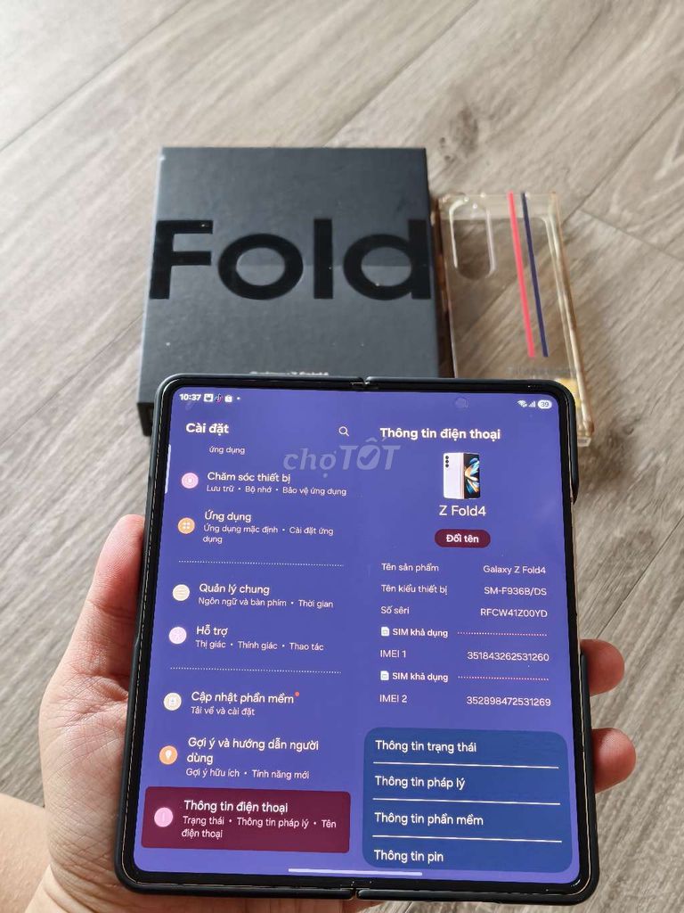 Samsung Z Fold 4 256GB chính hãng. Mua bán Điện thoại tại Quận Nam Từ Liêm Hà Nội được đăng bởi Minh hình 1