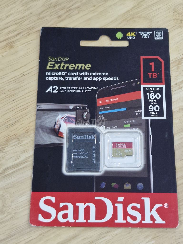 Thẻ nhớ microSD 1TB . Mua bán Phụ kiện (Màn hình, Chuột...) tại Quận Bình Thạnh Tp Hồ Chí Minh được đăng bởi Hàng Lướt hình 1