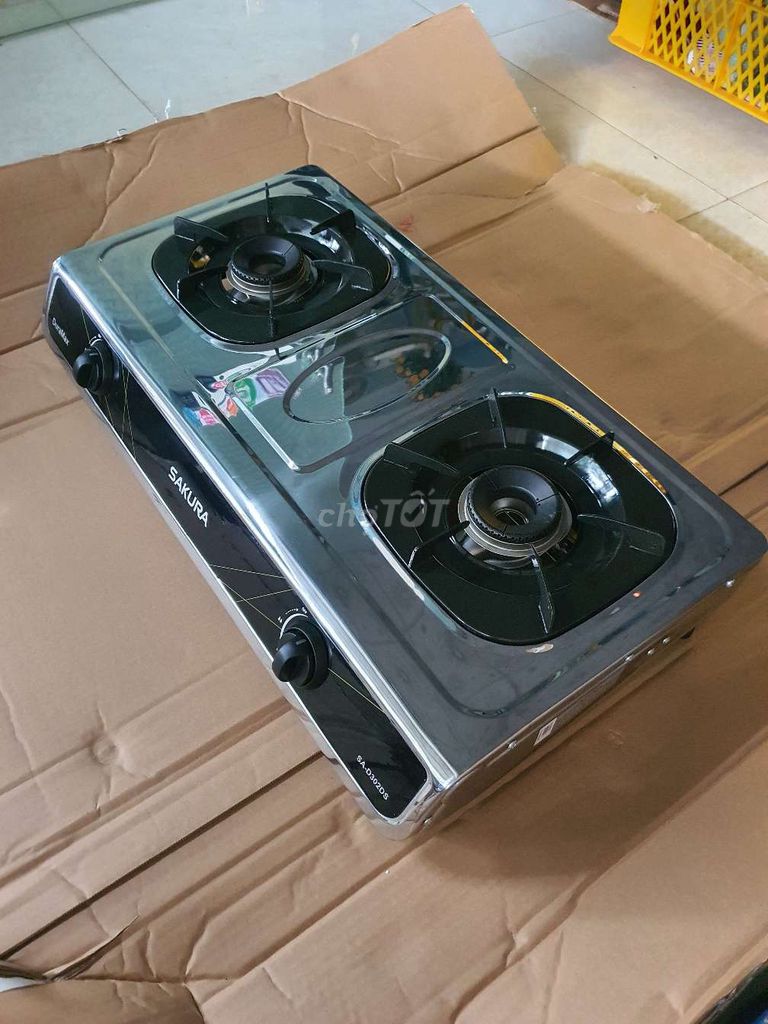 Bếp gas đôi Sakura SA-D302DS mới TB . Mua bán Bếp, lò, đồ điện nhà bếp tại Quận Ninh Kiều Cần Thơ được đăng bởi THANH LÝ SP SIÊU THỊ hình 1