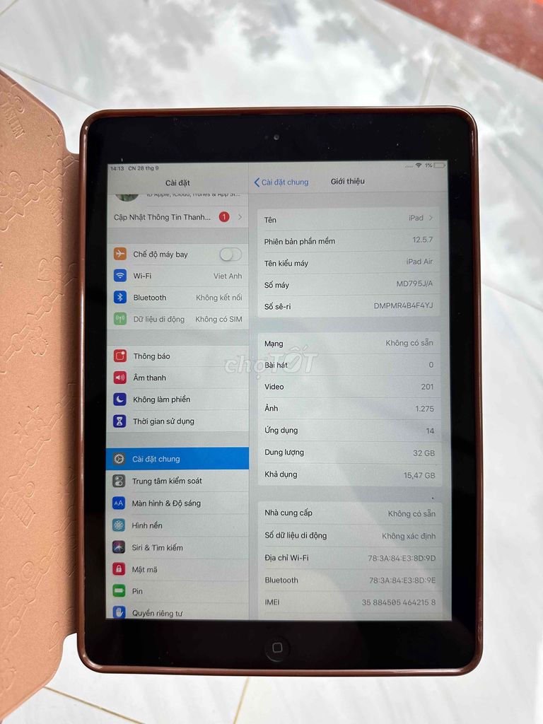 ipad air rẻ như cho. Mua bán Máy tính bảng tại Huyện Phù Ninh Phú Thọ được đăng bởi Arts Viet hình 1