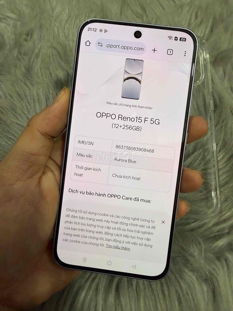 OPPO Reno15 F 5G 256GB Xanh 99% bh 12 tháng. Mua bán Điện thoại tại Thành phố Thủ Đức Tp Hồ Chí Minh được đăng bởi đỗ huy hình 1