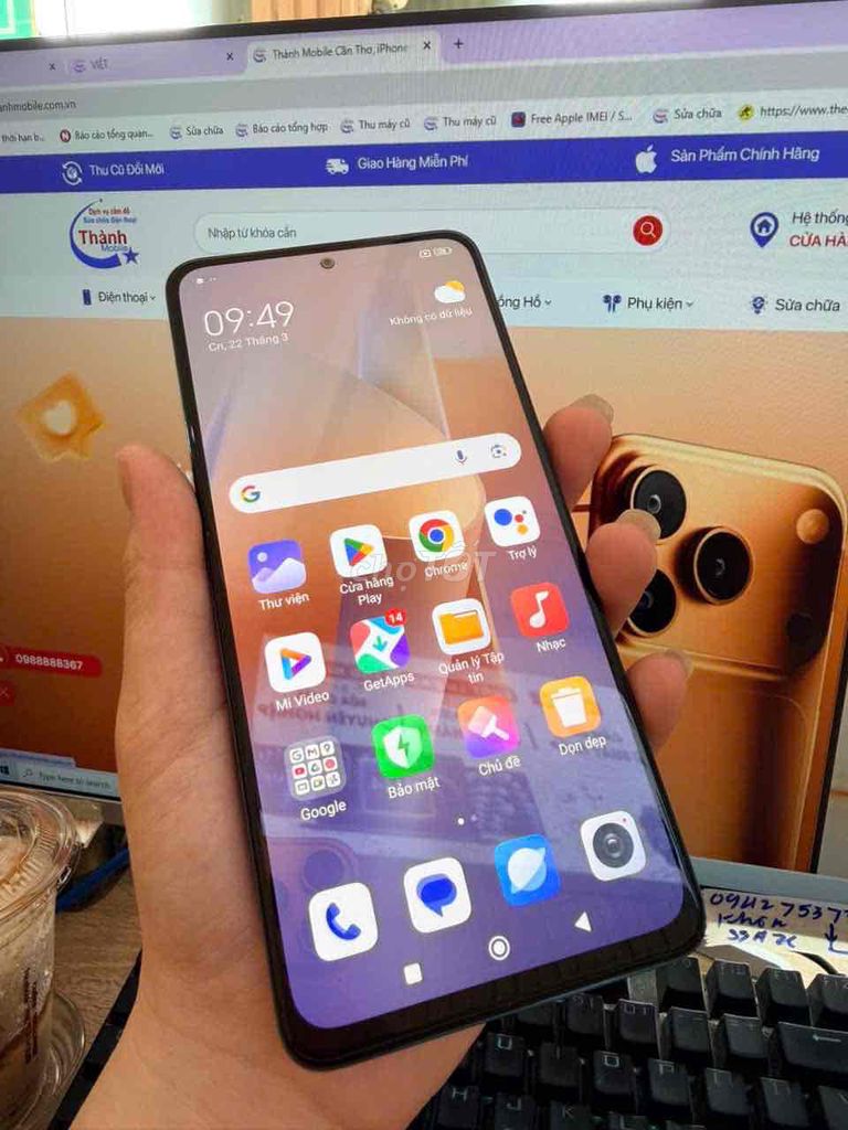 Redmi Note 12 Pro- Ram 8gb - 128gb - máy đẹp. Mua bán Điện thoại tại Quận Ninh Kiều Cần Thơ được đăng bởi Cầm Đồ Thànhmobile cần thơ hình 1