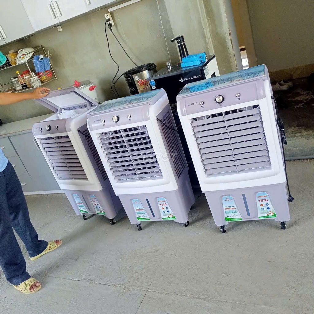 Quạt điều hòa Alokio 45 lít. Mua bán Quạt tại Huyện Vĩnh Cửu Đồng Nai được đăng bởi CTy TNHH MTV TMDV Hậu Minh Hà  hình 1
