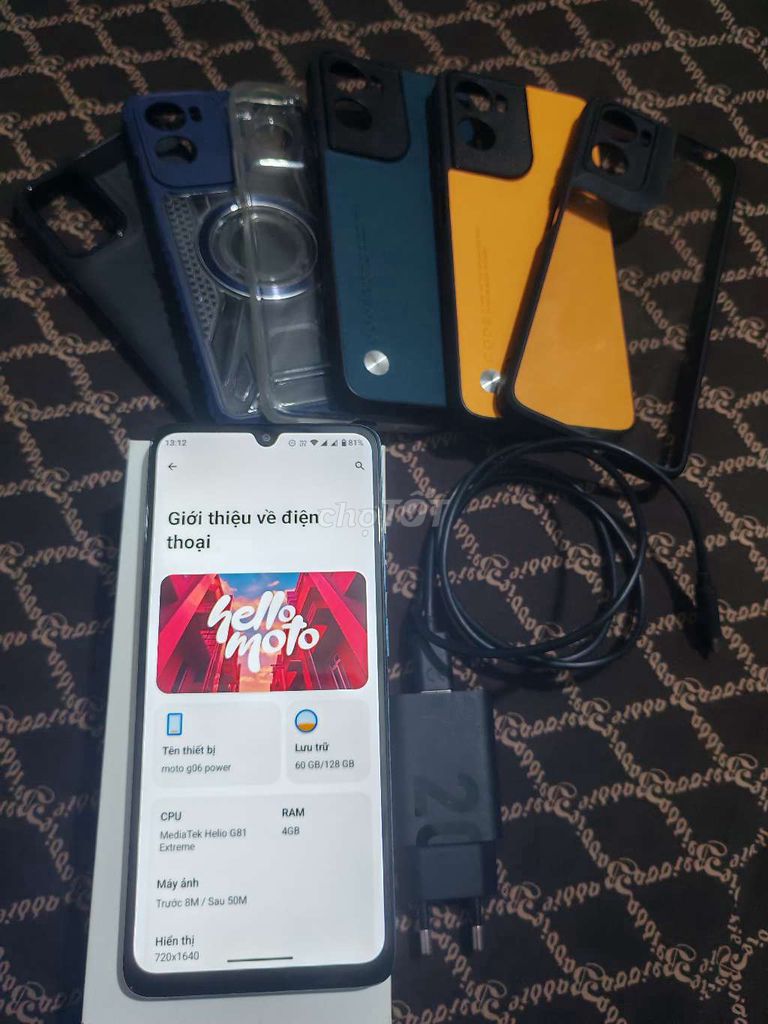 Motorola Moto G06 Power Xanh. Mua bán Điện thoại tại Quận Ninh Kiều Cần Thơ được đăng bởi Ken Nguyễn  hình 1
