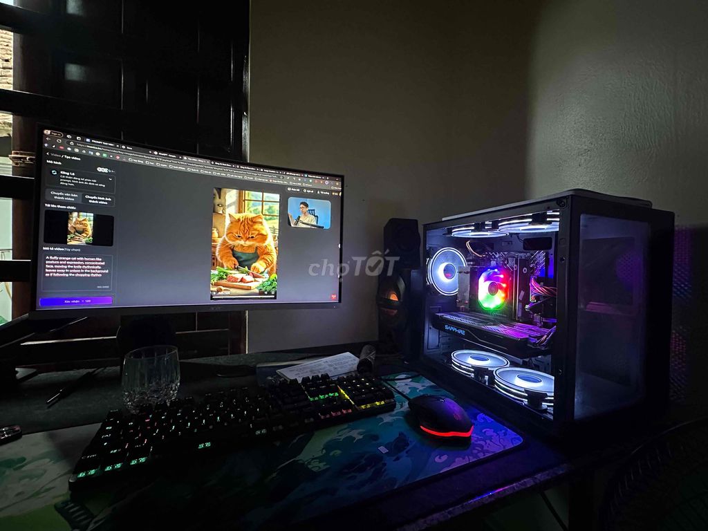 PC Core i3, RAM 16GB, SSD 256GB, Card AMD