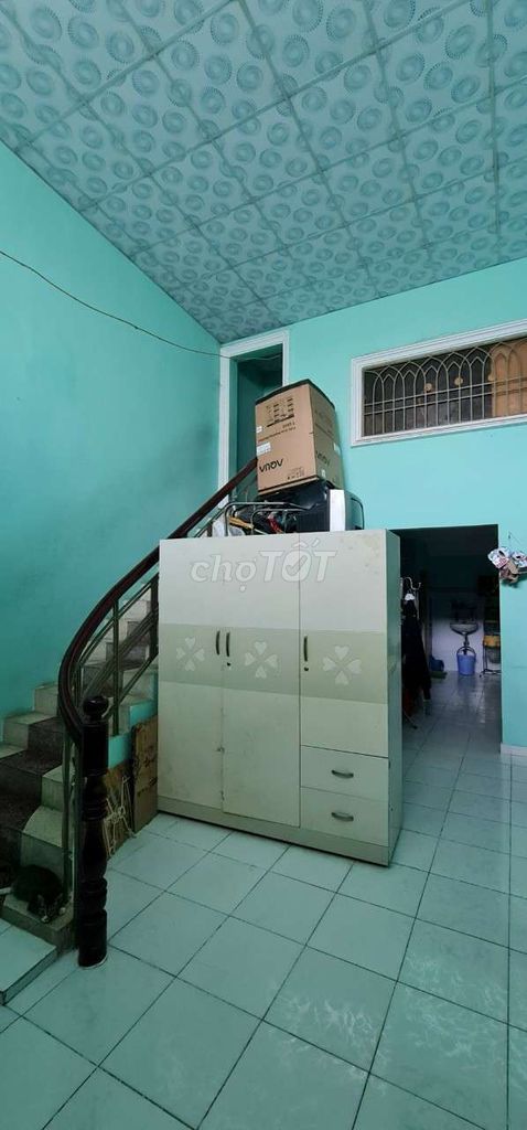 Nhà 1 trệt 1 lầu 4,5x172 Phòng ngủ 2 Máy Lạnh Nguyễn Văn Quá