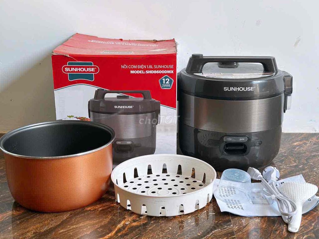 Nồi cơm điện SUNHOUSE SHD8600MX 1.8L Nâu. Mua bán Bếp, lò, đồ điện nhà bếp tại Thành phố Buôn Ma Thuột Đắk Lắk được đăng bởi Nguyễn Duy hình 1