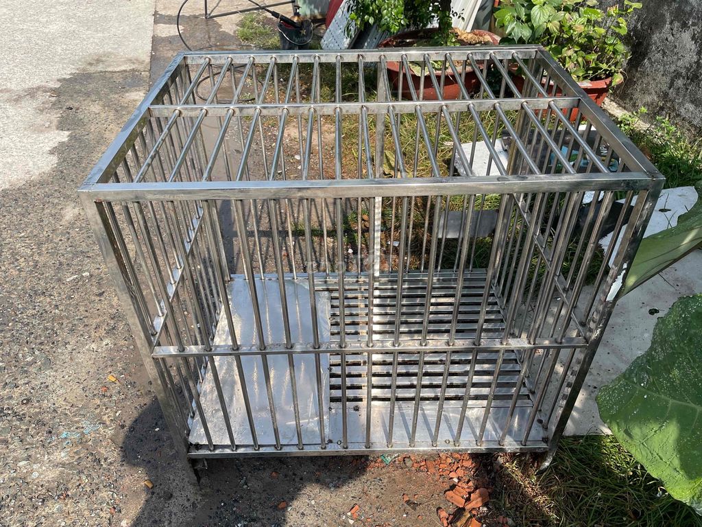 Lồng thú cưng Inox 304 không gỉ. Mua bán Phụ kiện, Thức ăn, Dịch vụ tại Huyện Hóc Môn Tp Hồ Chí Minh được đăng bởi Nguyên Đức Toại hình 1