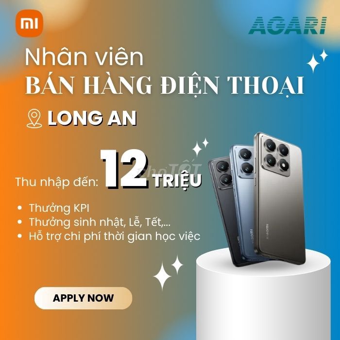 Tuyển PG/PB Xiaomi Long An