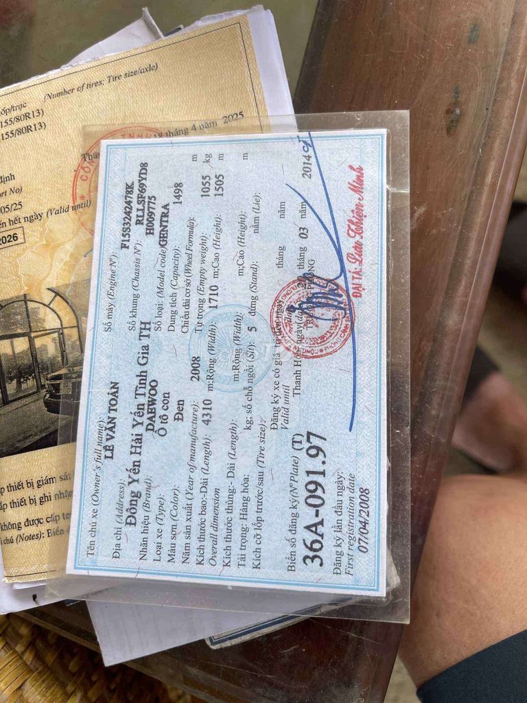 Chiếc Chevrolet Aveo 154 2008 - 250000 km. Mua bán Ô tô tại Huyện Thường Xuân Thanh Hóa được đăng bởi quân thu hình 14