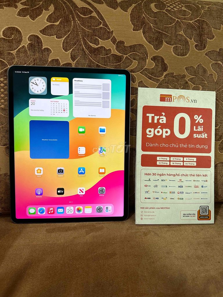 IPad Pro 12.9 2020 Wifi 256Gb Màu Gray Hàng Mỹ