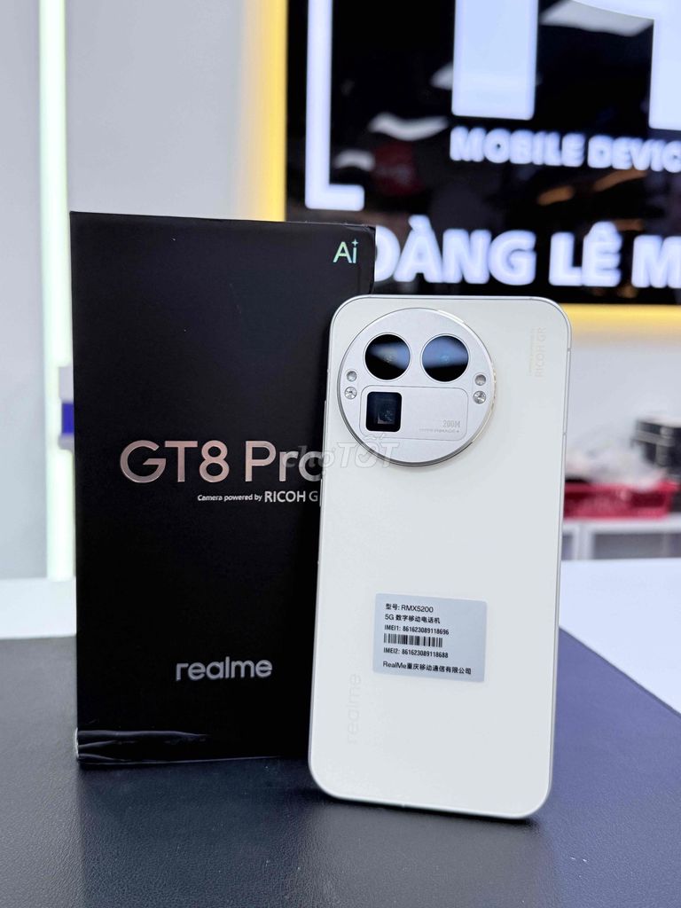 REALME GT 8 PRO- 16/256G-SẴN TV-FULLBOX-MÀN 144hz. Mua bán Điện thoại tại Thành phố Biên Hòa Đồng Nai được đăng bởi Mobile Di Động Biên Hoà hình 1