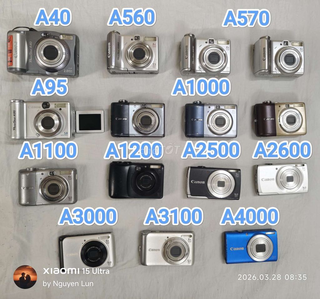 Máy ảnh Canon dòng A. Mua bán Máy ảnh, Máy quay tại Quận Hai Bà Trưng Hà Nội được đăng bởi Linh hình 1