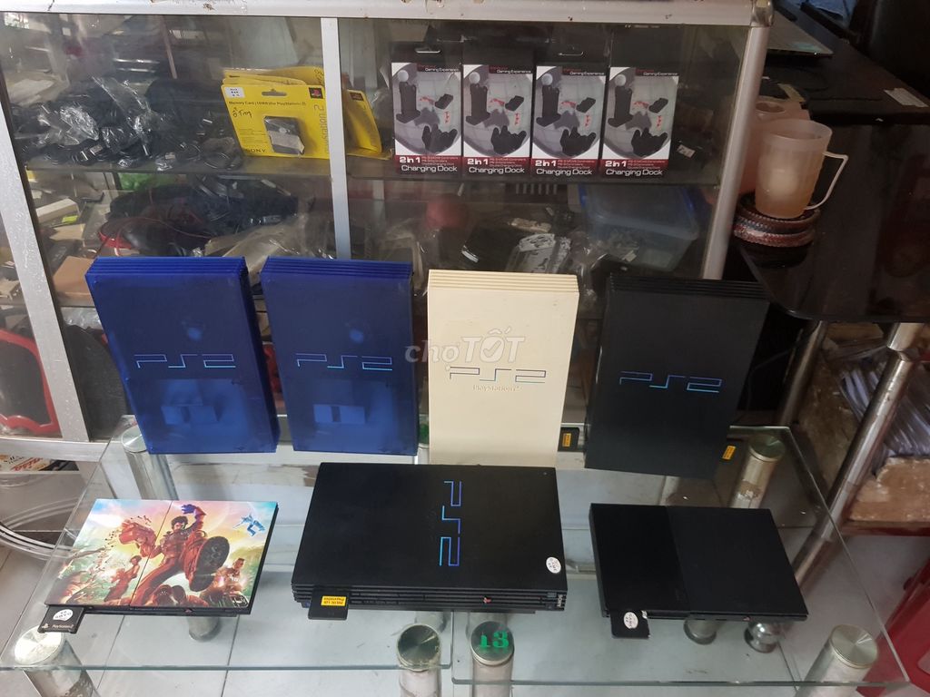 Máy Ps2 hack chơi ổ cưng 500 gb bảo hành 6 táng