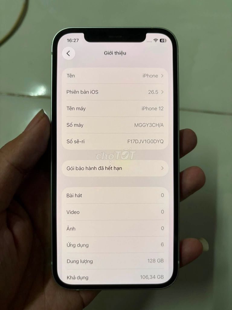 Apple iPhone 12 128GB Xanh lá Đã qua sử dụng. Mua bán Điện thoại tại Quận 12 Tp Hồ Chí Minh được đăng bởi Hội Đồ Điện Tử hình 1
