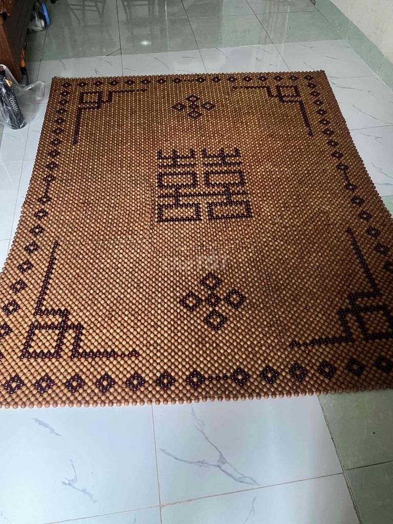 Chiếu hạt gỗ 1.5x1.9m màu Nâu. Mua bán Giường, chăn ga gối nệm tại Quận Bắc Từ Liêm Hà Nội được đăng bởi Nam Xuê hình 1