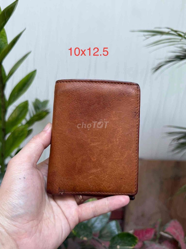Ví da nam Da Nâu 10x12.5. Mua bán Túi xách tại Huyện Thanh Trì Hà Nội được đăng bởi Gấm Hoa 2Hand hình 1