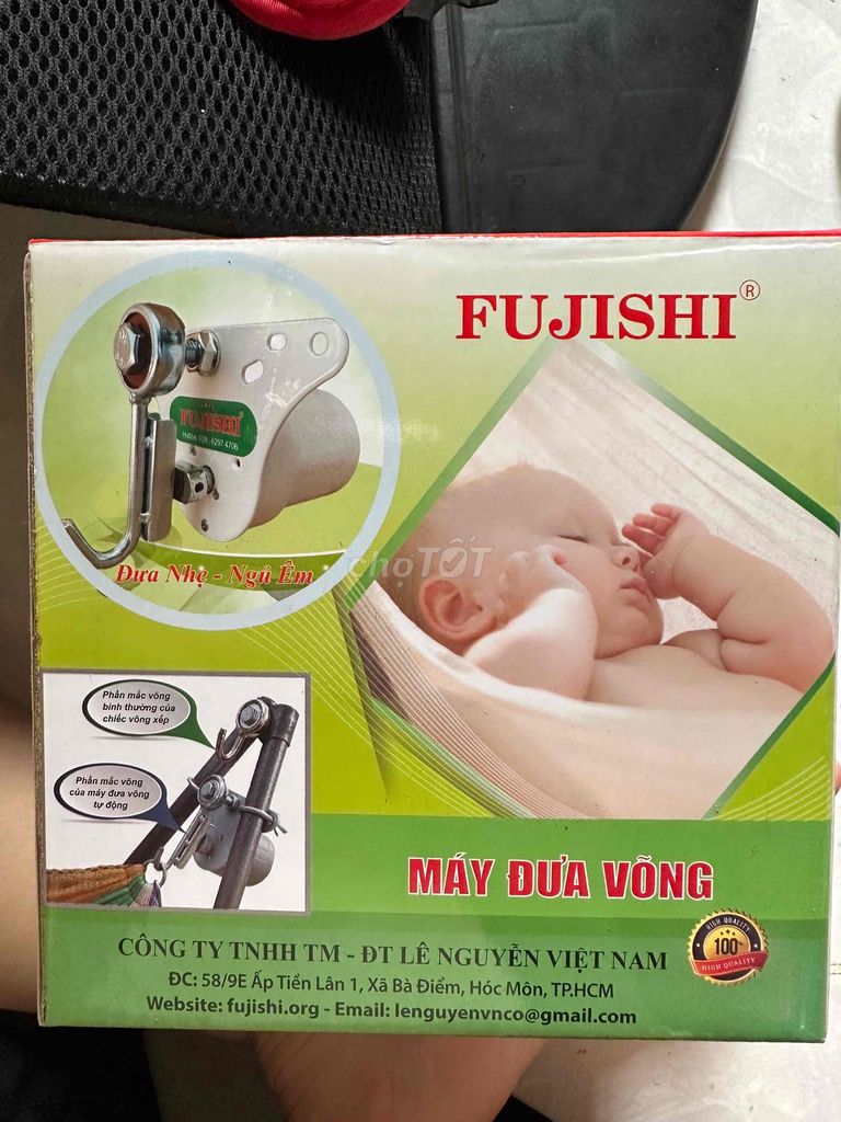 Máy đưa võng Fujishi Kim loại Trắng. Mua bán Mẹ và bé tại Quận Bình Tân Tp Hồ Chí Minh được đăng bởi P hình 1