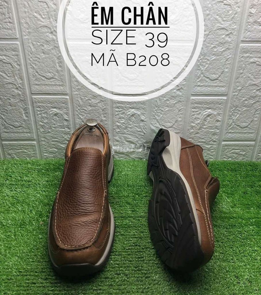 Giày lười nam da thật màu Nâu size 39-3.,5-40. Mua bán Giày dép tại Quận 1 Tp Hồ Chí Minh được đăng bởi Đồ Seconhand Vintage hình 1
