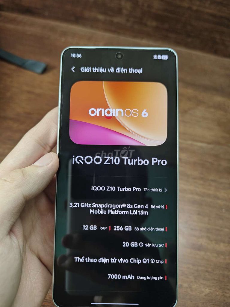 iQOO Z10 Turbo Pro 256GB Trắng 99%. Mua bán Điện thoại tại Quận 8 Tp Hồ Chí Minh được đăng bởi Phan Thành Đại hình 1