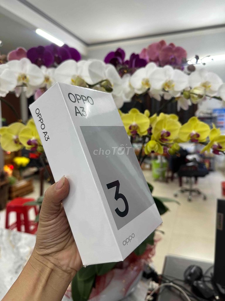 oppo A3 ram8/256 đen new- bảo hành oppo 12 tháng. Mua bán Điện thoại tại Thành phố Buôn Ma Thuột Đắk Lắk được đăng bởi thanh lý cầm đồ 98 y ngông hình 1