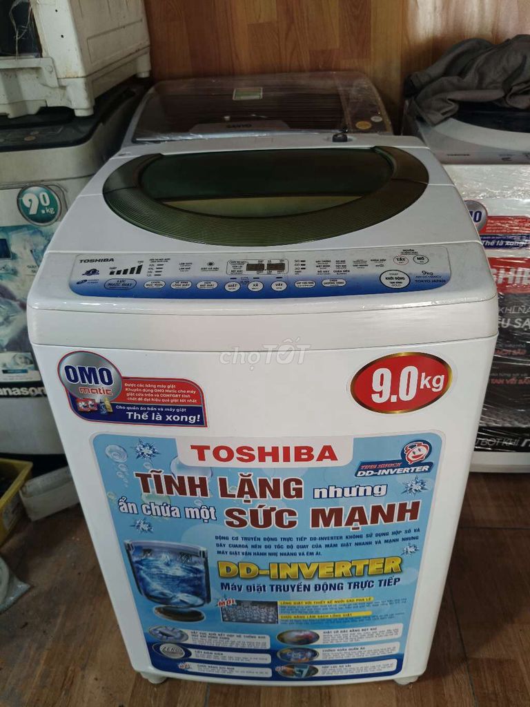 Máy giặt Toshiba inverter 9kg. Bảo hành 6 tháng . Mua bán Máy giặt tại Quận 12 Tp Hồ Chí Minh được đăng bởi Trần Thanh Cường hình 1