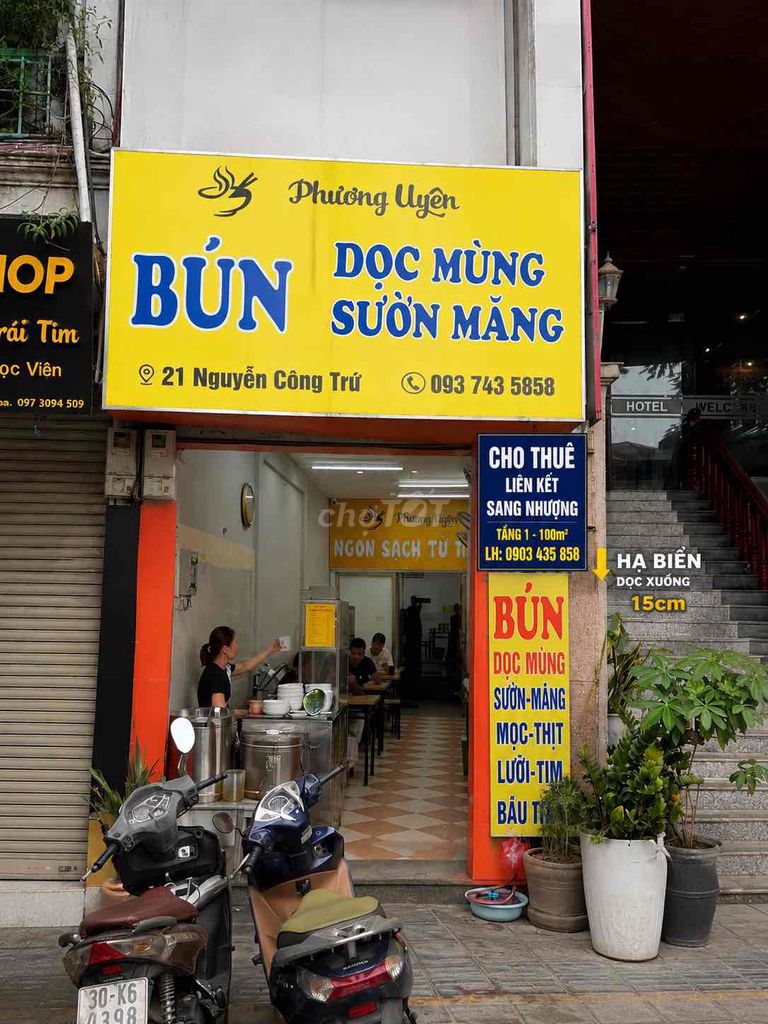 Cho thuê/ liên kết/ sang nhượng cửa hàng mặt phố Nguyễn Công Trứ