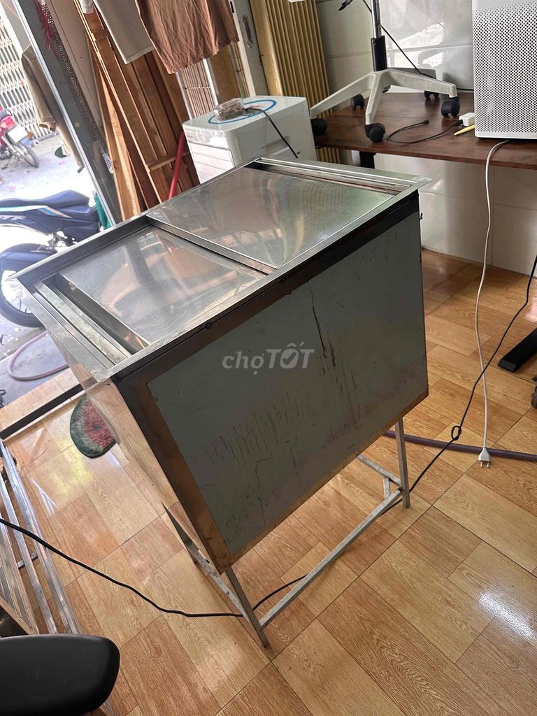 Thùng đá Inox Bạc giữ nhiệt tốt. Mua bán Dụng cụ nhà bếp tại Quận Hải Châu Đà Nẵng được đăng bởi 2hand  hình 1