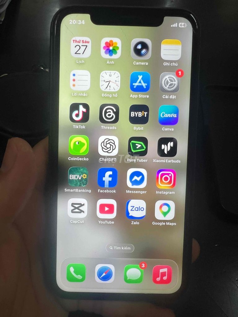 Apple iPhone 11 lock zin, pin mới thay trâu. Mua bán Điện thoại tại Quận 7 Tp Hồ Chí Minh được đăng bởi Huy Đ hình 1