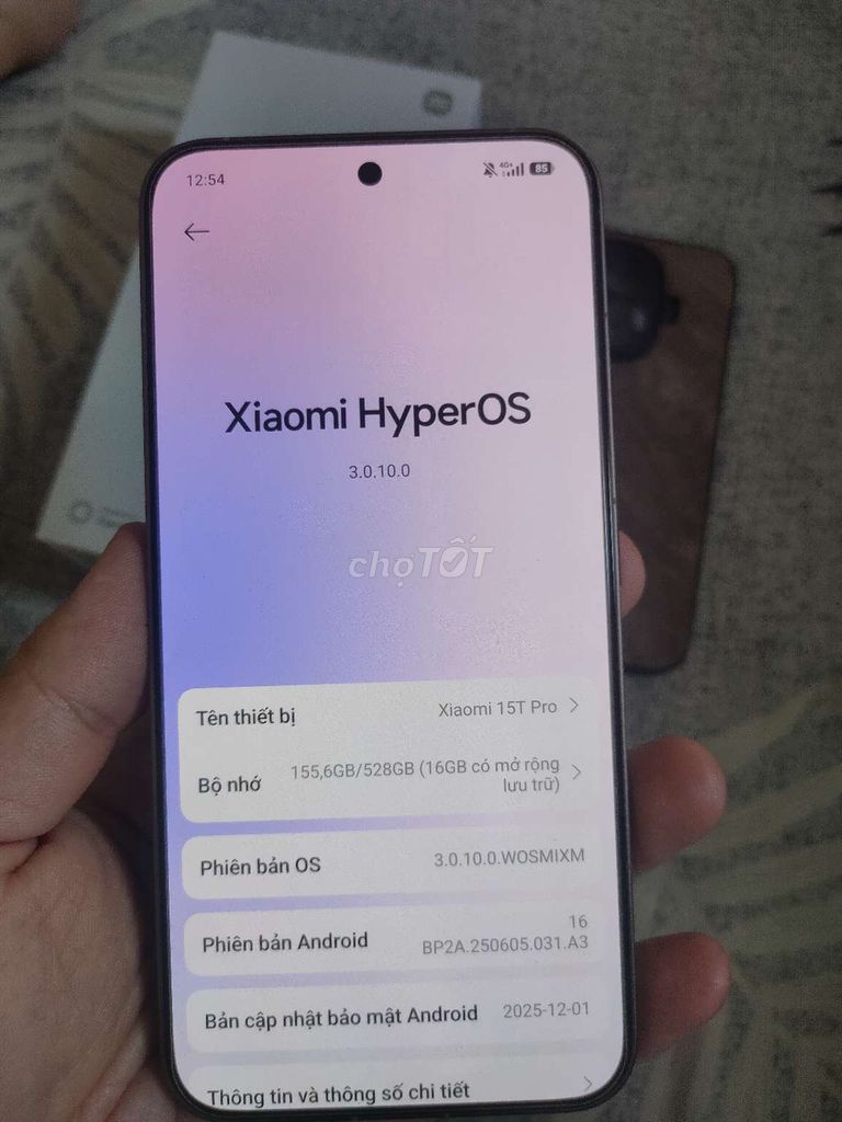 Xiaomi 15T Pro 512GB mocha gold. Mua bán Điện thoại tại Quận Tân Bình Tp Hồ Chí Minh được đăng bởi trần Sang hình 1