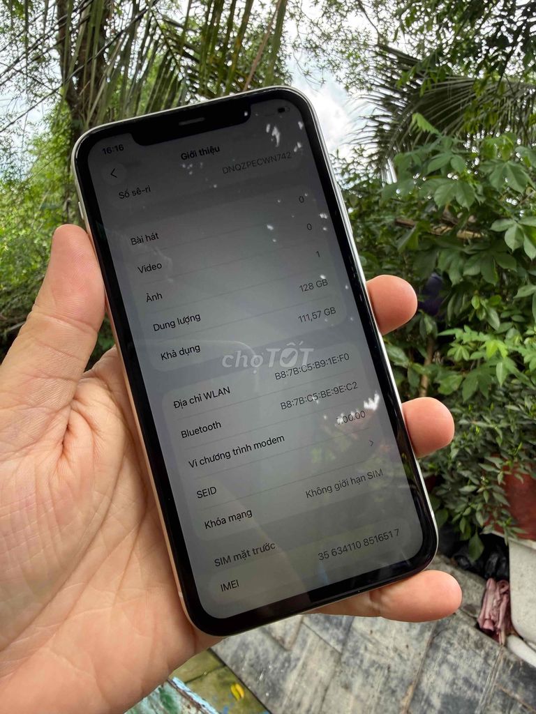 Apple iPhone 11 128GB Trắng máy keng nét qt full. Mua bán Điện thoại tại Thành phố Sa Đéc Đồng Tháp được đăng bởi trà văn lâm hình 1