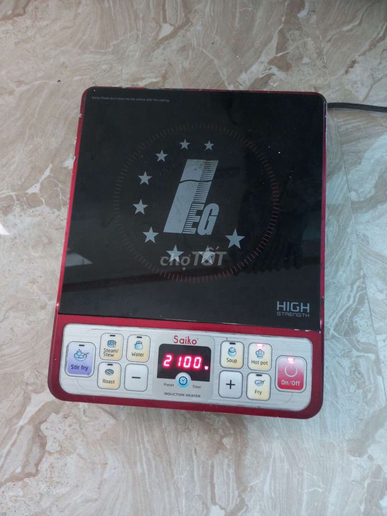 Bếp từ Saiko SK-2006 Đỏ đen Kính cường lực. Mua bán Bếp, lò, đồ điện nhà bếp tại Thị xã Sơn Tây Hà Nội được đăng bởi Anh Kiều Bếp từ KC hình 1