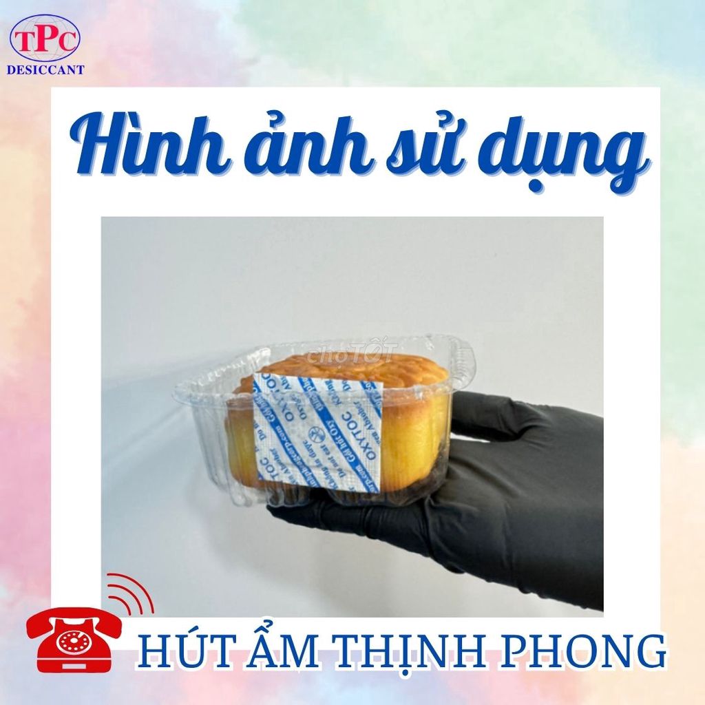 gói hút oxy - chống mốc bánh trung thu - oxytoc. Mua bán Đồ ăn, thực phẩm và các loại khác tại Quận 12 Tp Hồ Chí Minh được đăng bởi Xuân Hút Ẩm hình 1