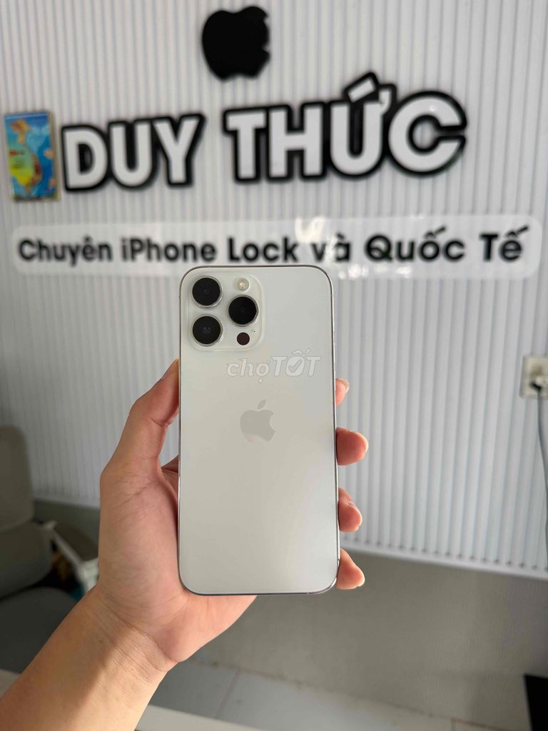 Apple iPhone 14 Pro Max 128GB Quốc Tế Trắng Mỹ 99%. Mua bán Điện thoại tại Quận Ninh Kiều Cần Thơ được đăng bởi Duy Thức chuyên iphone Lock Cần Thơ hình 1