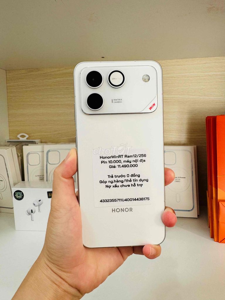 Honor WinRT 12GB/256GB Trắng. Mua bán Điện thoại tại Thành phố Long Xuyên An Giang được đăng bởi Ngân KNmobile An Giang  hình 1