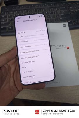 Xiaomi 15T Pro 264GB Đen Like New