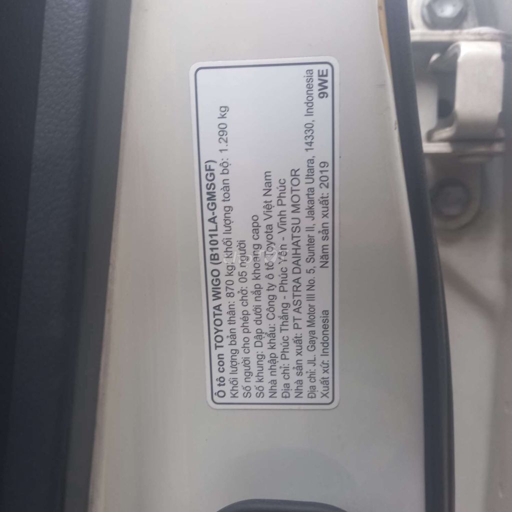 Bán xe toyota wigo 2019. Mua bán Ô tô tại Quận 12 Tp Hồ Chí Minh được đăng bởi hãy gọi em hình 6