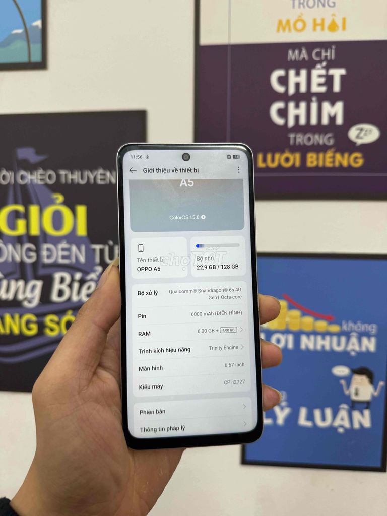 OPPO A5 128GB Trắng. Mua bán Điện thoại tại Quận Đống Đa Hà Nội được đăng bởi Hanoimobile MTC hình 1