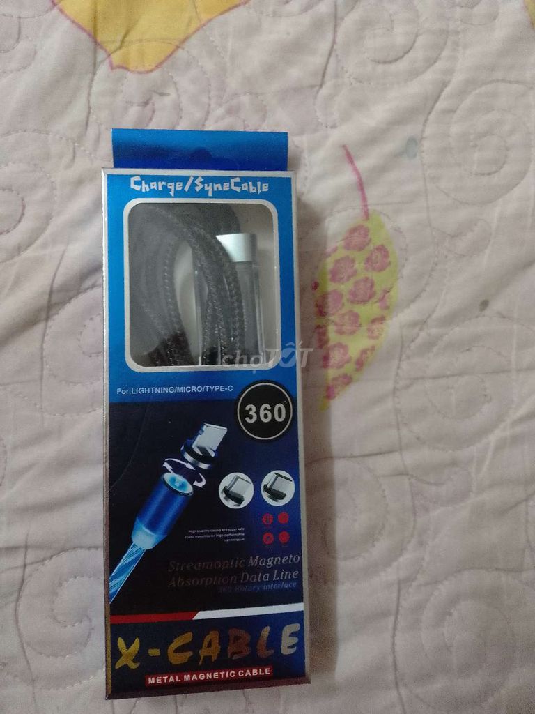 Cáp sạc X-Cable Kim loại Sạc nhanh 1m. Mua bán Phụ kiện (Màn hình, Chuột...) tại Quận Đống Đa Hà Nội được đăng bởi Nguyễn Xuân Bảo hình 1