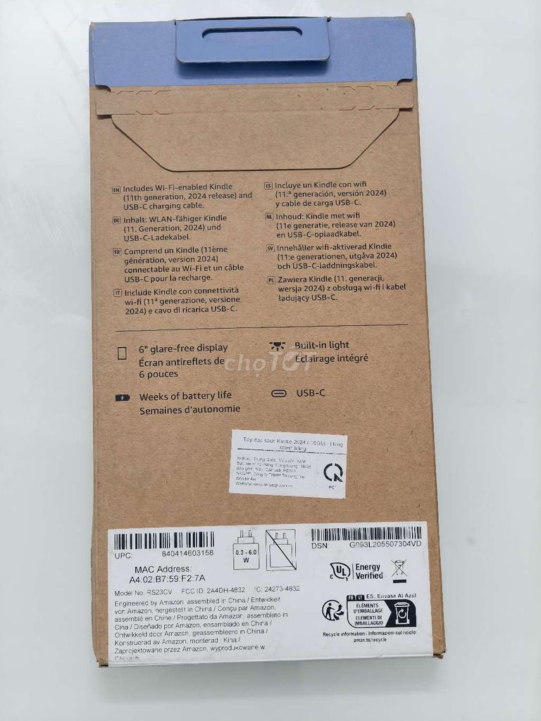 Máy đọc sách Amazon Kindle Gen 11 16GB Matcha Mới. Mua bán Máy tính bảng tại Quận Phú Nhuận Tp Hồ Chí Minh được đăng bởi Mee hình 1
